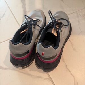 Women's Gray and Pink Athletic Shoes